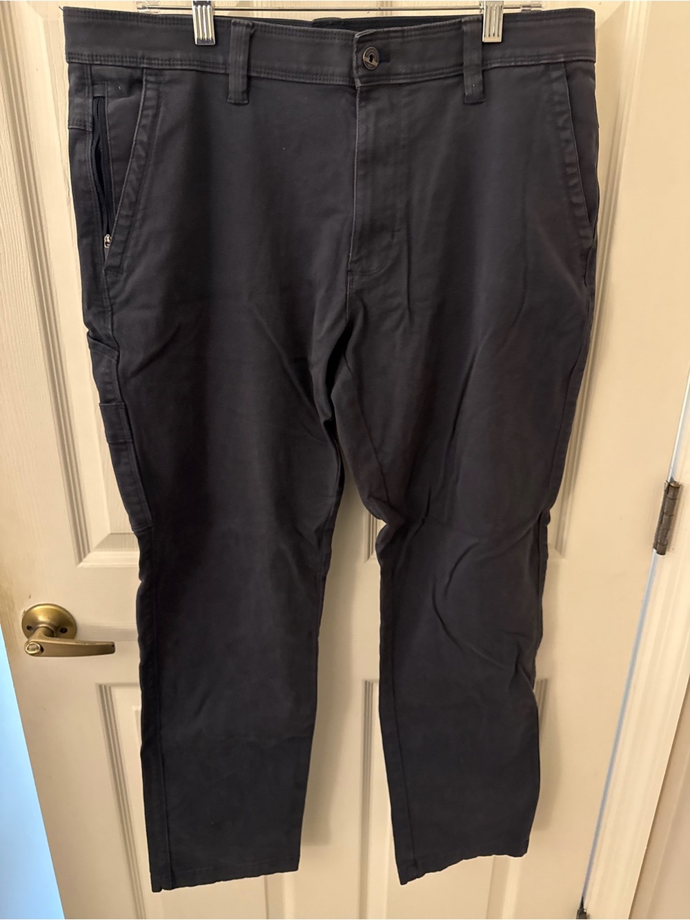 Weatherproof Men's Dark Navy Cargo Pants with Side Pocket 2 Pairs 36 - Picture 2 of 6